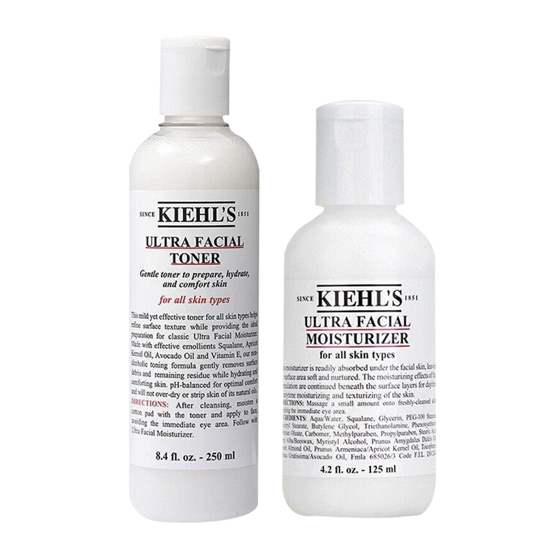 Kiehl's 科颜氏 高保湿护肤套装 爽肤水250ml+乳液125ml 288元（需用券）