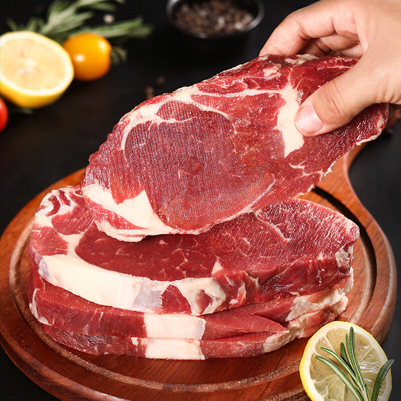 百里炙 原切眼肉牛排 5片750g ￥43.5