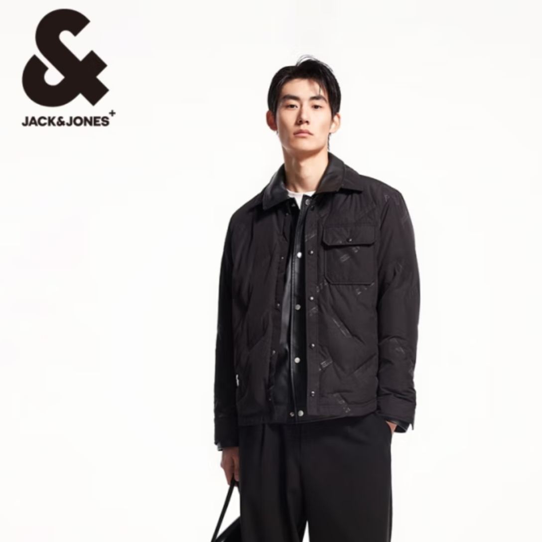 JACK&JONES 杰克·琼斯 翻领复古羽绒服 319元包邮