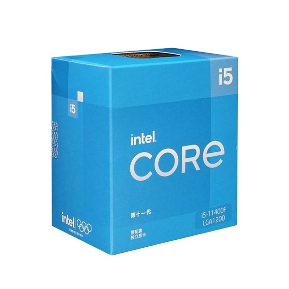 intel 英特尔 酷睿 i5-11400F CPU 2.6GHz 6核12线程 599元