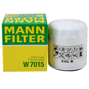 曼牌滤清器 MANNFILTER 曼牌 W7015 机油滤清器 19.66元（需用券）