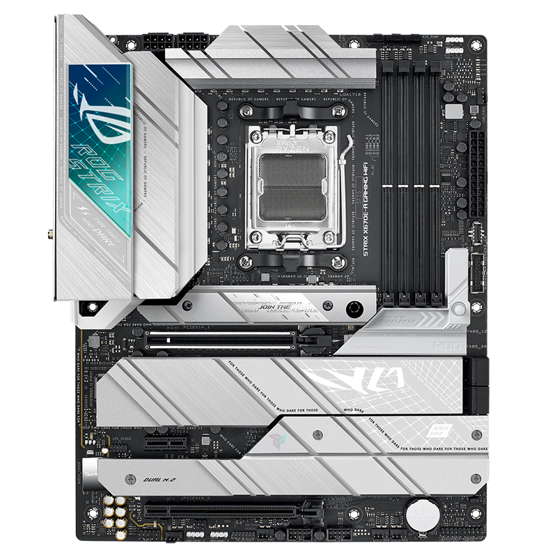 20号20点：ROG STRIX X670E-A GAMING WIFI吹雪主板 支持 CPU 7950X3D/7900X/7800X3D (AMD X670E/s