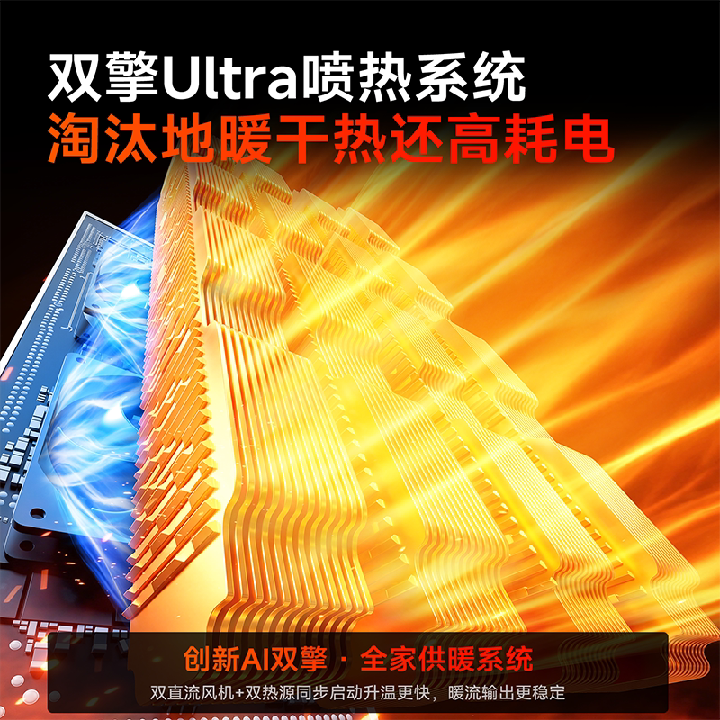创维 加湿取暖器2026新款智能语音暖风机家用节能省电石墨烯电暖器 598.4元 - 86线报