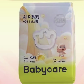 88VIP：babycare air001 拉拉裤 XL/M4 4.9元