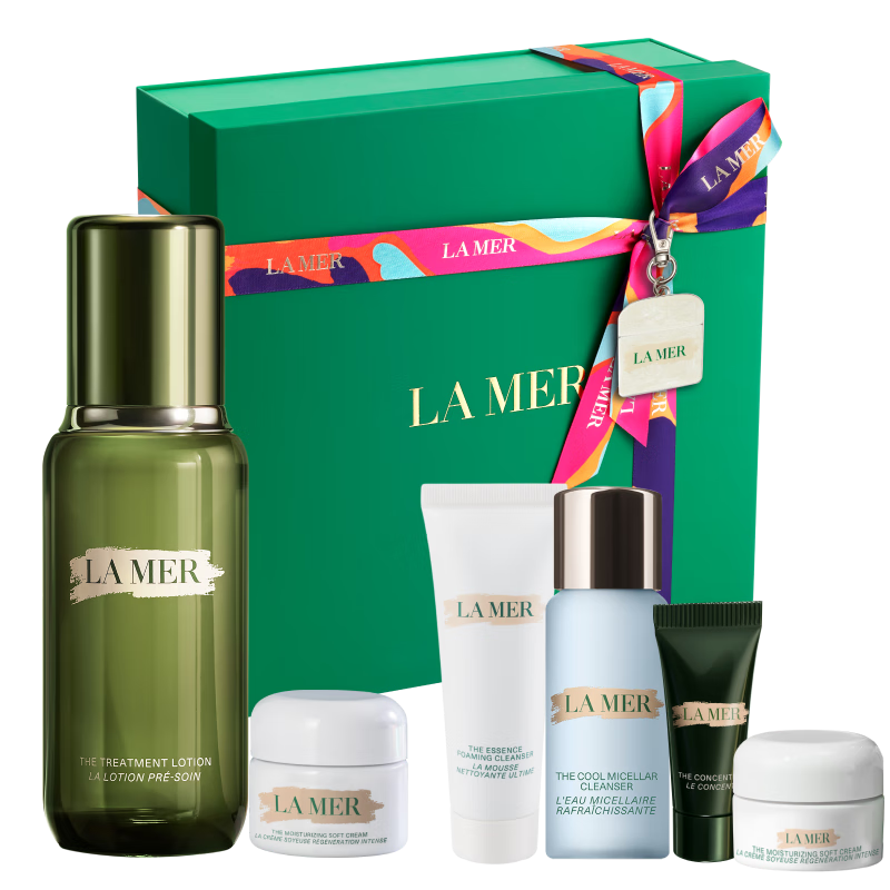 京东百亿补贴、再降价：LA MER 海蓝之谜 精萃水100ml+奇迹云绒霜15ml（赠 碧玺