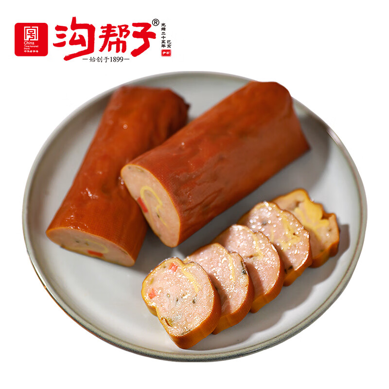 沟帮子 鸡汤干豆腐肉卷 160g*2袋 17.52元