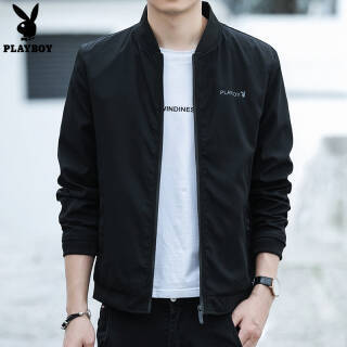 花花公子 Playboy 夹克男修身秋季男士外套休闲韩版棒球服男装上衣syz8742 黑色l 130 55元 需买2件 共261 1元 京东商城 逛丢 实时同步全网折扣