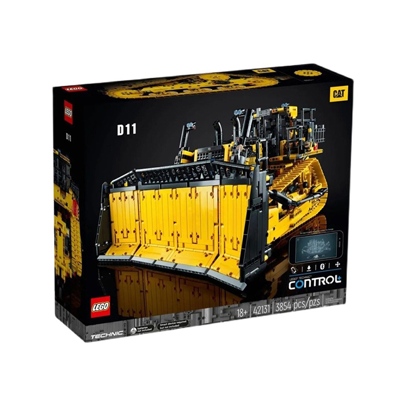 LEGO 乐高 42131卡特彼勒D11推土机蓝牙遥控车机械组拼插玩具 4492.55元（需用券