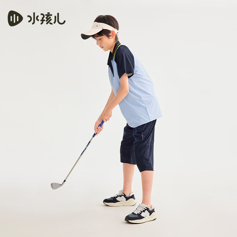 水孩儿 儿童 Polo衫速干短袖百搭T恤 49元(需领券)