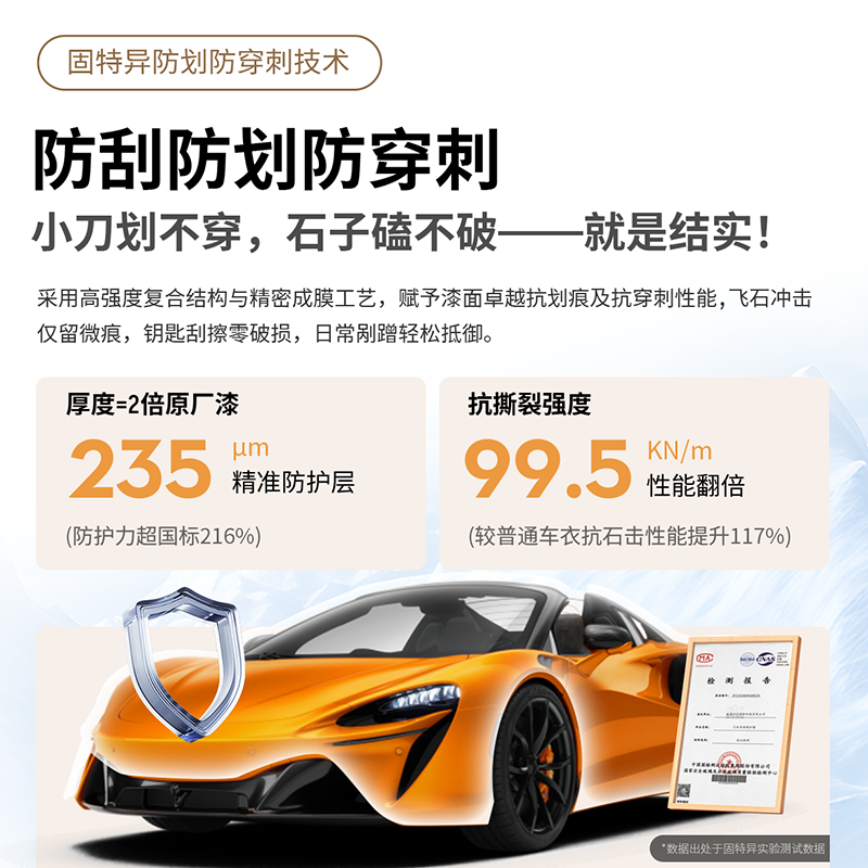 固特异 汽车隐形车衣TPU全车漆面保护膜防刮蹭透明车衣贴膜车衣膜 3380元（