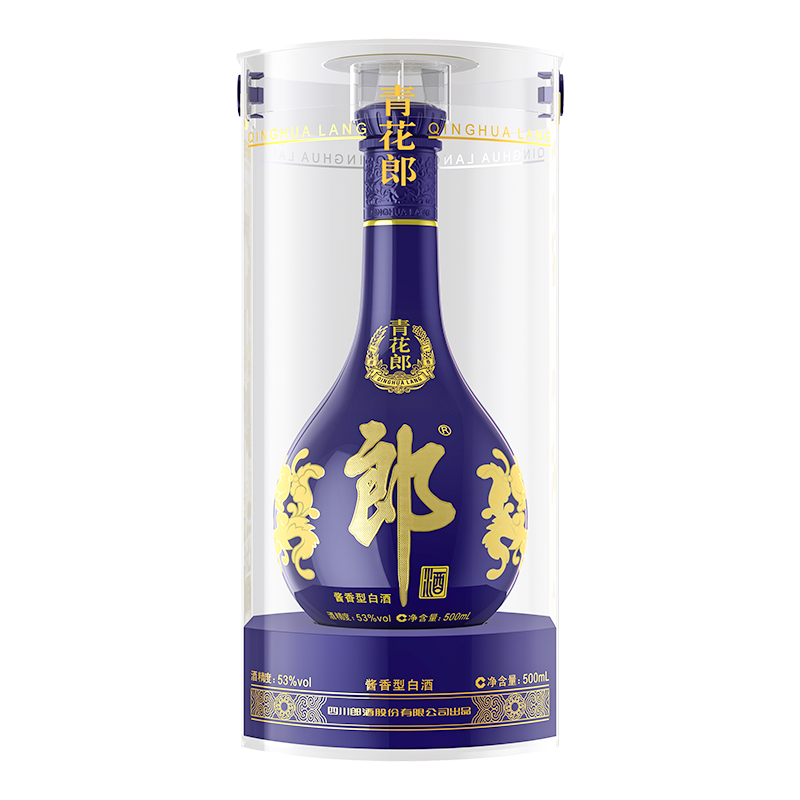 PLUS会员：郎酒青花郎 酱香型 高度白酒 53度 500ml 单瓶装 *2件 返后1759.32元包