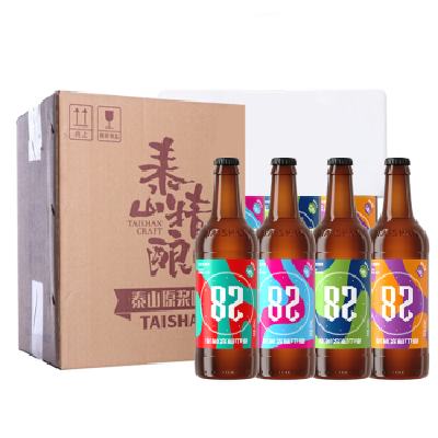 泰山啤酒 鲜9度 28天鲜酿 全麦芽啤酒 450ml*6瓶 整箱装 37.88元 包邮（需领券）