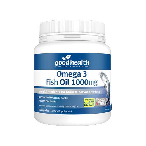 goodhealth 好健康 Omega3 深海鱼油软胶囊 300粒 65.2元（需用券）