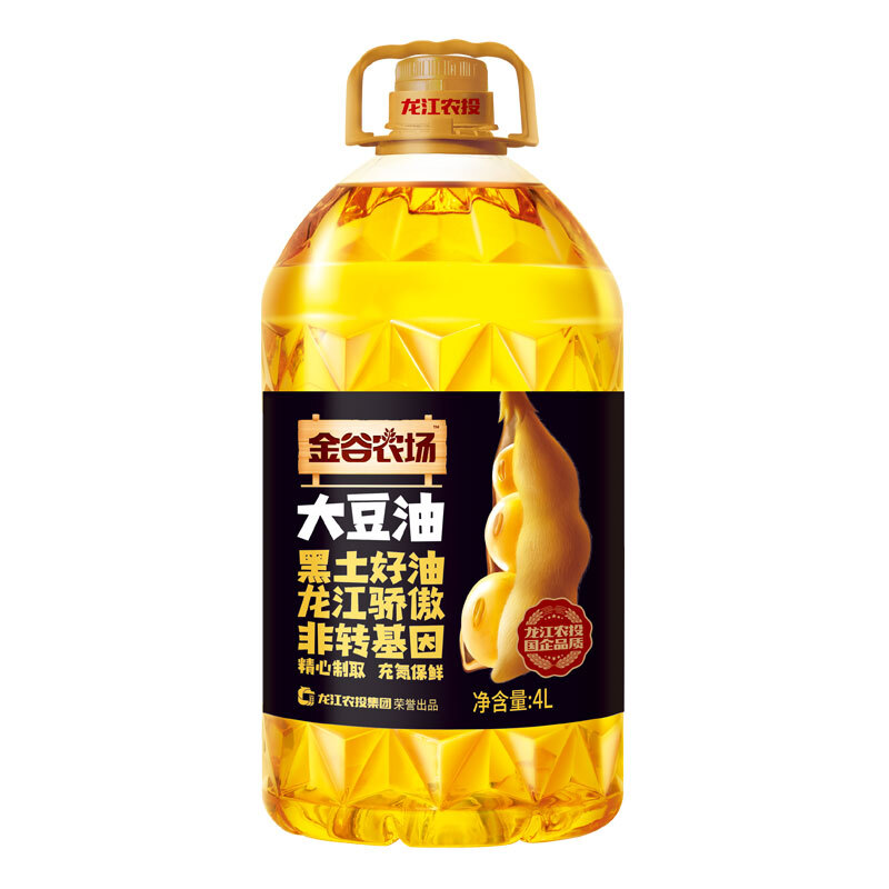 金谷农场 大豆油 4L 45.41元（需买2件，需用券）