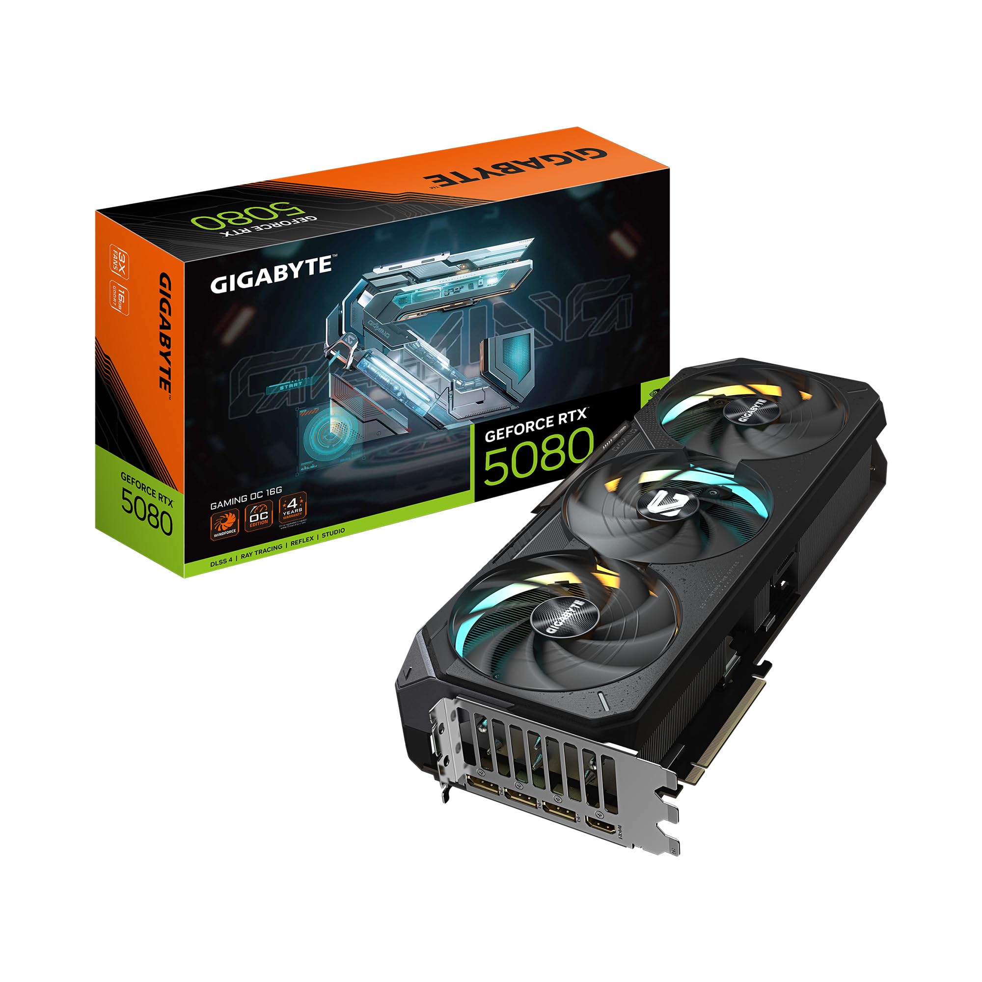 技嘉 GeForce RTX 5080 游戏 OC 16G 显卡 WINDFORCE 11889.62元（需用券）