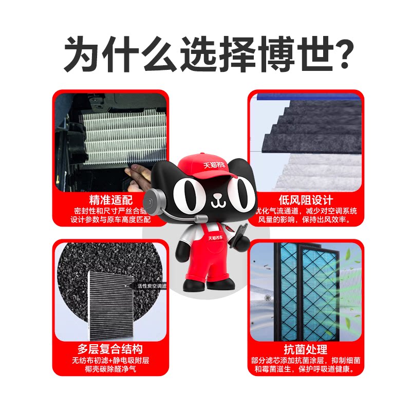 博世 特斯拉ModelY HEPA空调滤清器 赠雨刮 包安装 259.96元 - 清风线报
