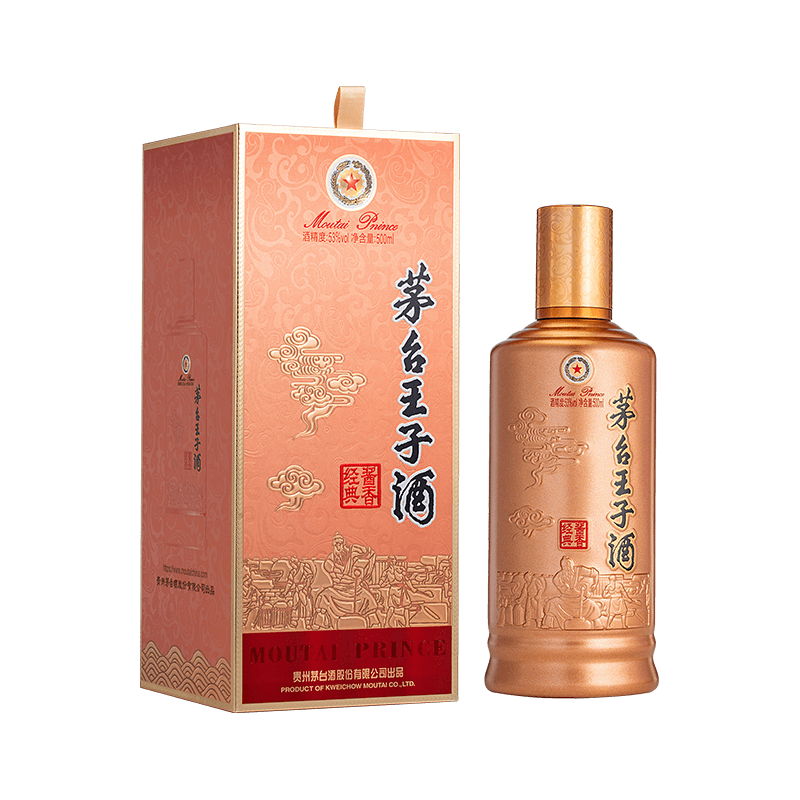 京东PLUS：茅台 王子酒 酱香经典 53度 500ml 单瓶装 白酒