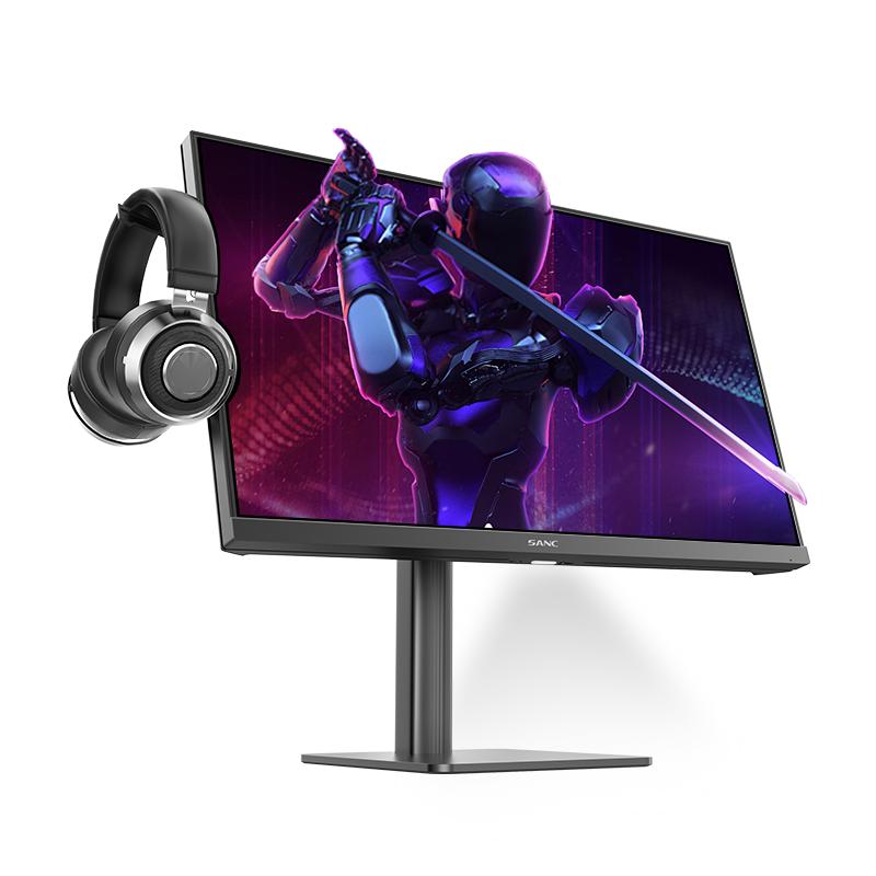 SANC 27英寸2K原生200Hz电竞显示器IPS硬件低蓝光 10Bit满血小金刚 500nit高亮度屏