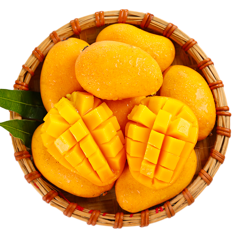 京鲜生 海南金煌芒 4.8斤 单果250g+ 当季大青芒果 源头直发 24.9元