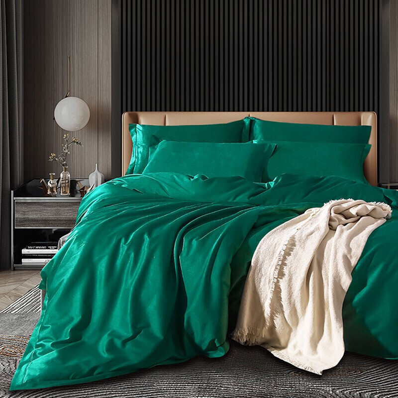 Krupp Corp 100支贡缎A类母婴级纯棉四件套 200*230cm 209元