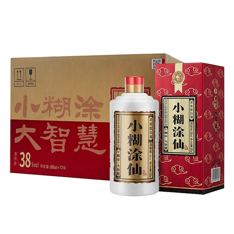 88VIP：小糊涂仙 经典系列 普仙 38%vol 浓香型白酒 500ml 1539元