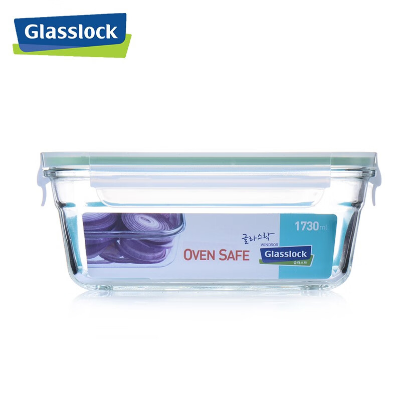 PLUS立减：Glasslock 三光云彩 钢化玻璃烤箱保鲜盒 1730mL 23.74元包邮