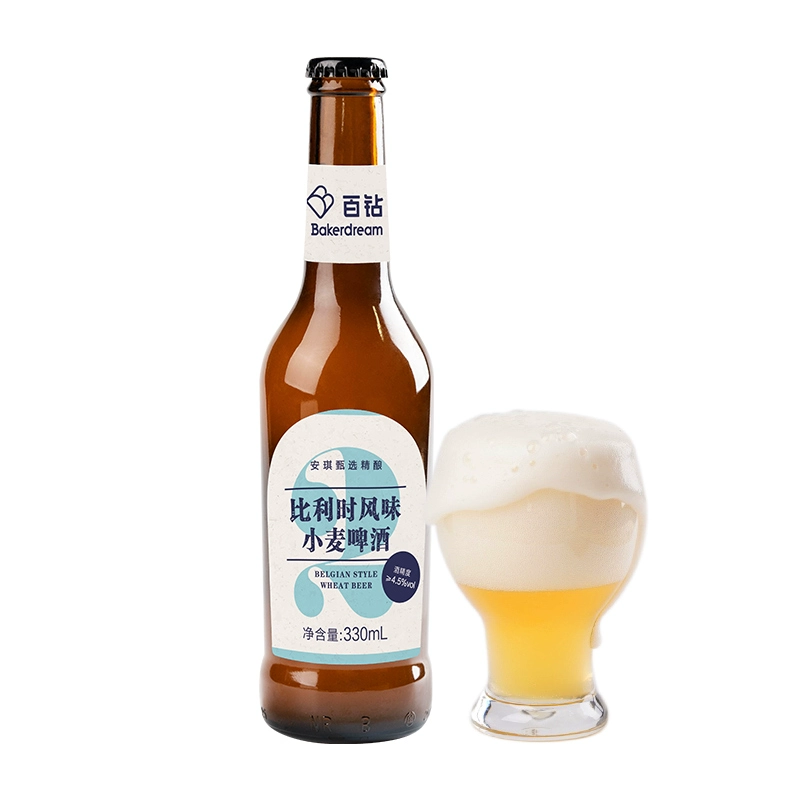 Bakerdream 百钻 比利时风味小麦啤酒330ml*6瓶装组合 ￥12.8
