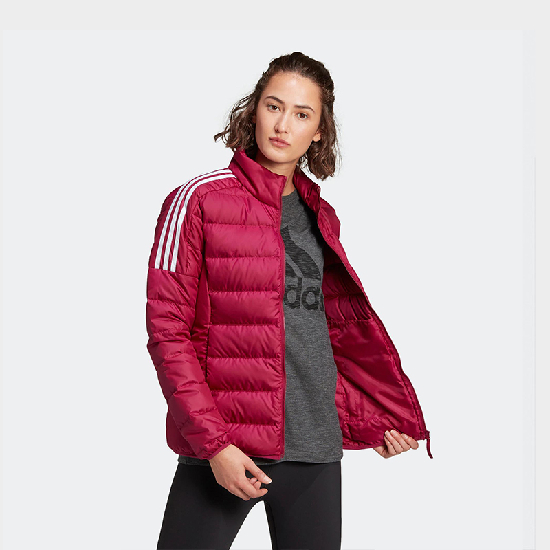 adidas 阿迪达斯 保暖羽绒服女冬季红色轻薄立领外套GH4597 133元（需买2件，需用券）