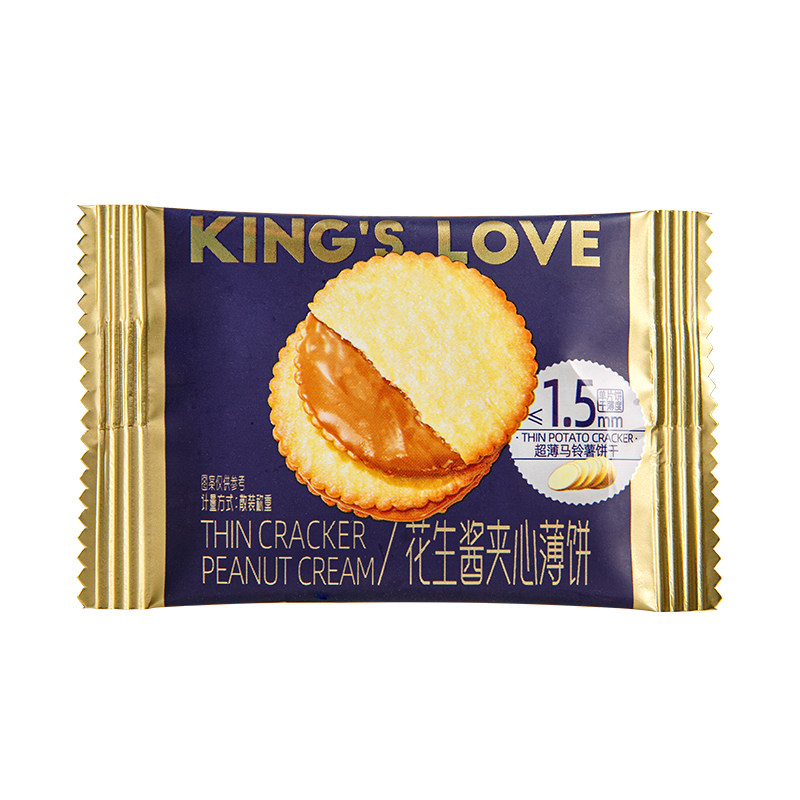 KOHOJO 国王的赞赏花生酱夹心饼干 360g*1盒 20.69元