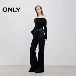 ONLY 【活性染色】贴袋高腰喇叭牛仔裤 274元 - 86线报 ONLY 【活性染色】贴袋高腰喇叭牛仔裤 274元 - 86线报