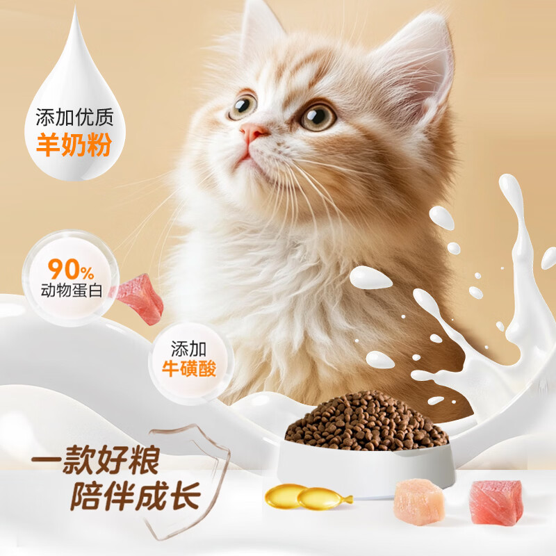 狼孩儿 猫粮幼猫粮2kg2-12个月离乳期奶糕布偶蓝猫英短幼猫专用粮4斤装 18.61元 - 线报酷