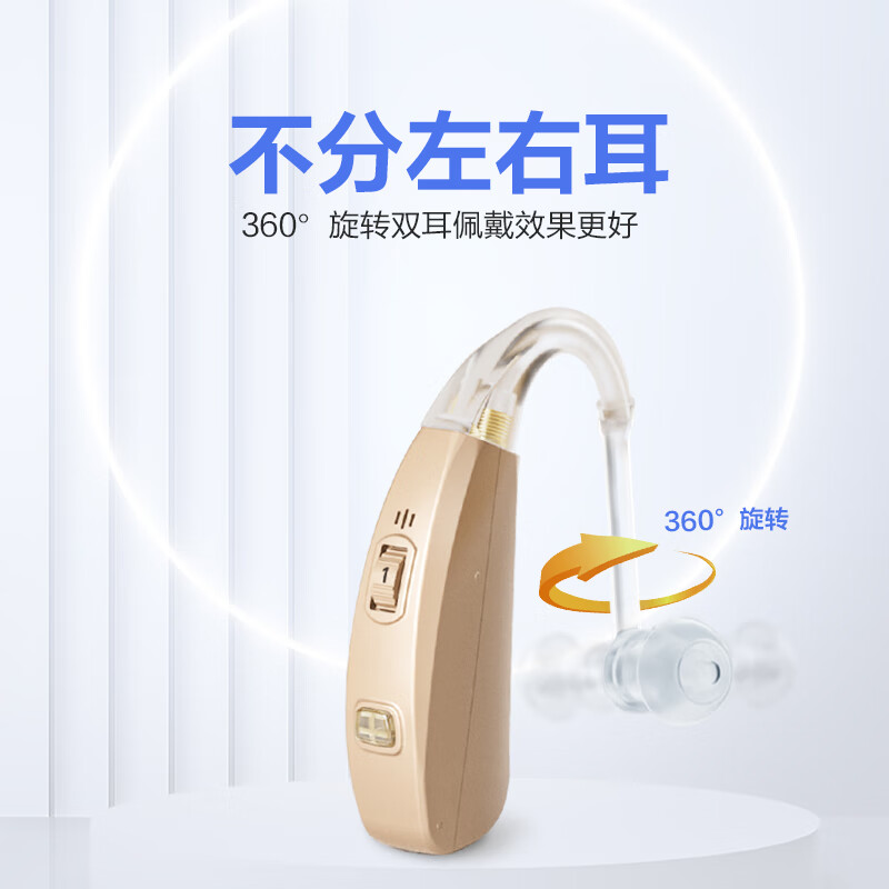 值选：Haier 海尔 老年人中度重度耳背式助听器 充电长续航 Angel BTE 4 236.74元