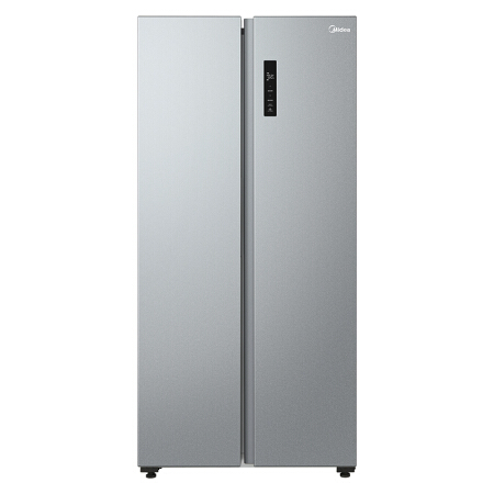 Midea 美的 470升变频一级能效对开冰箱双开门家用电风冷无霜BCD-470WKPZM(E)超薄