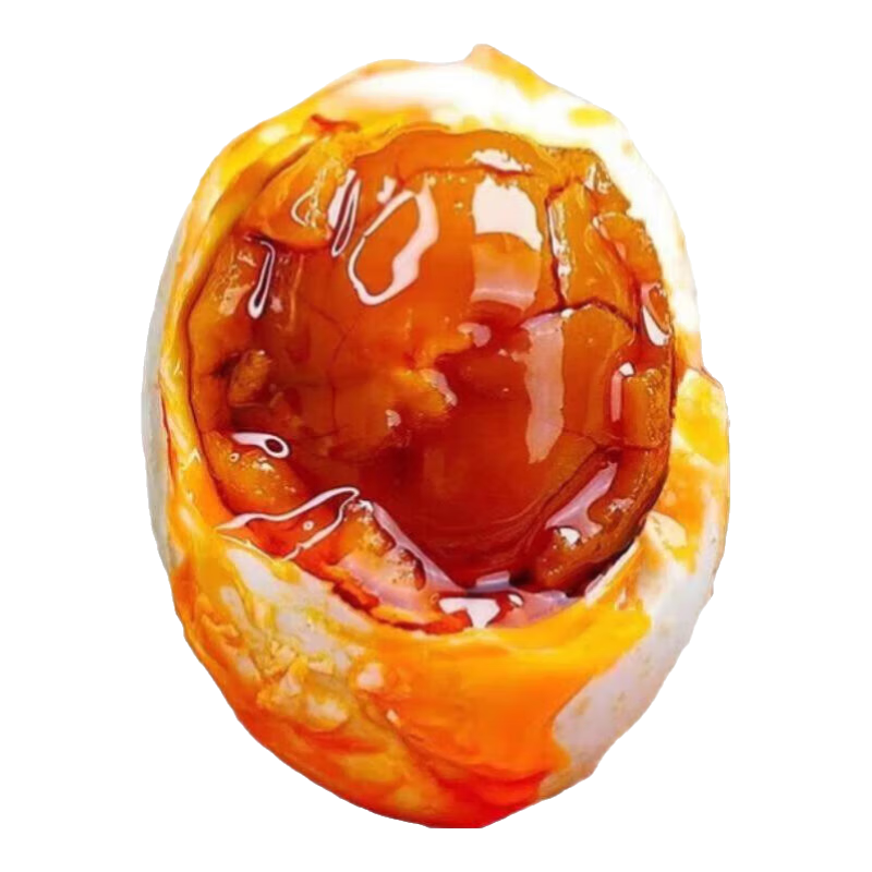 戚溪 咸鸭蛋 红心咸鸭蛋 50g 即食整箱批发 6枚 1.98元