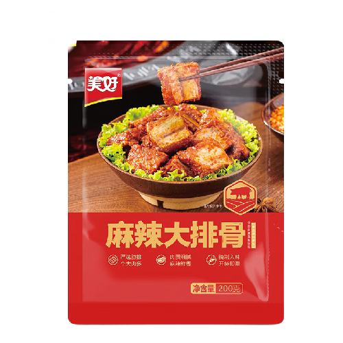 美好 麻辣大排骨 200g 14.63元