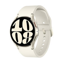 SAMSUNG 三星 Galaxy Watch6 智能手表 40mm 金色表壳 星河白硅胶表带（北斗、血压