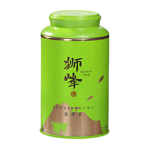 狮峰 牌茶叶 2023新茶上市明前绿茶特级龙井茶罐装50g 51.25元（需用券）