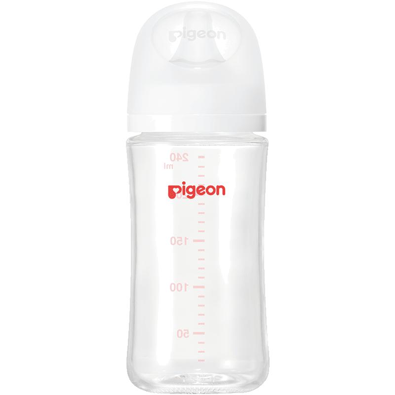 plus会员：Pigeon 贝亲 自然实感第3代PRO系列 AA188 玻璃奶瓶 240ml L 6月+ 72.38元包