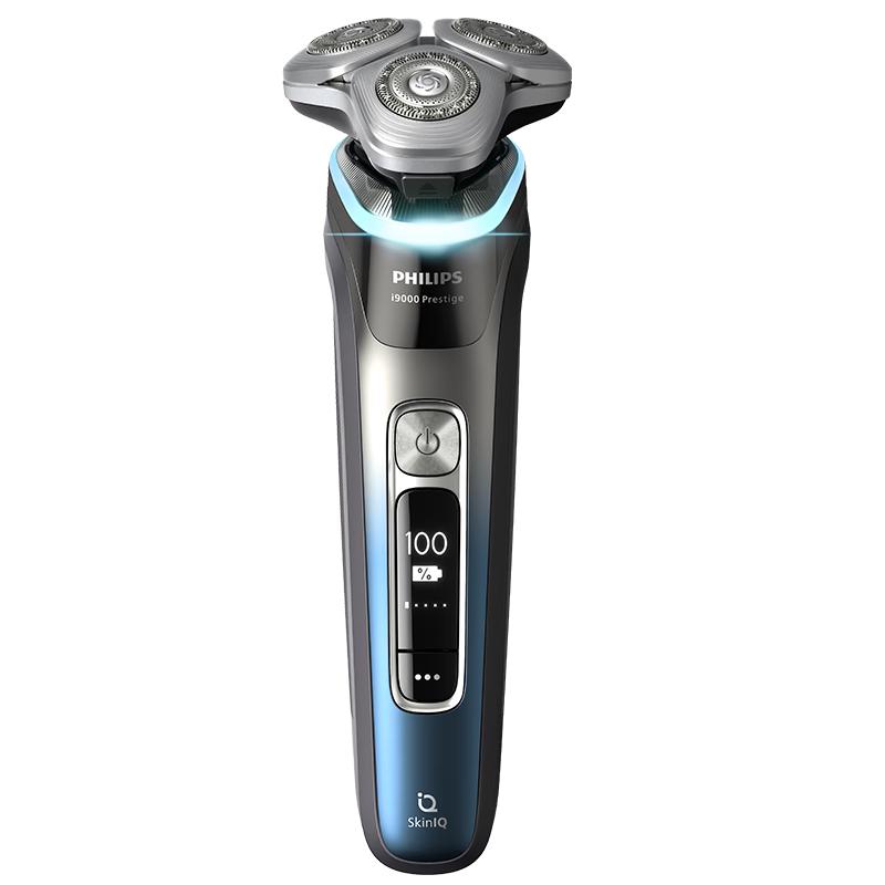 飞利浦 旋护新9系Pro款 XP9214/56BP 电动剃须刀 昼夜焕新礼盒 配三合一按摩刷 2