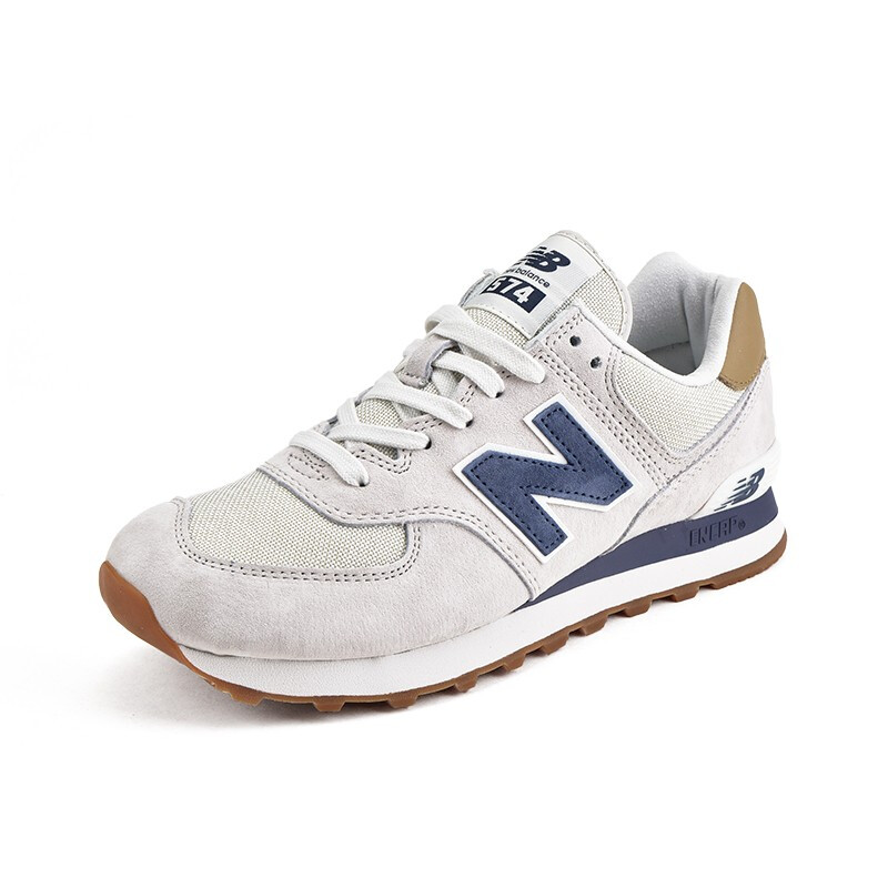 移动端：new balance 574系列 中性跑鞋 ML574LGI 灰色 38 369元