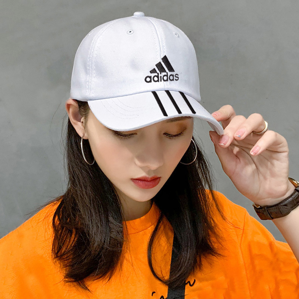 adidas 阿迪达斯 便携男帽女帽运动帽鸭舌帽户外遮阳帽时尚休闲网球帽棒帽