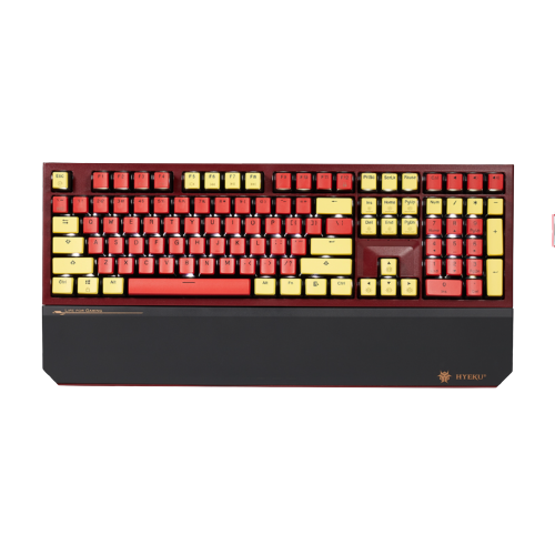 Hyeku 黑峡谷 X5 108键 2.4G双模机械键盘 龙舌兰日出 凯华BOX玫瑰红轴 单光 338.5