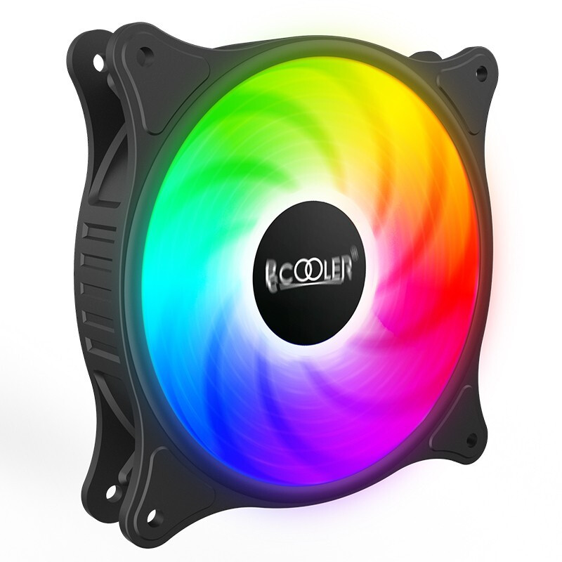 PCCOOLER 超频三 明月 120mm 机箱散热风扇 SRGB 16.9元