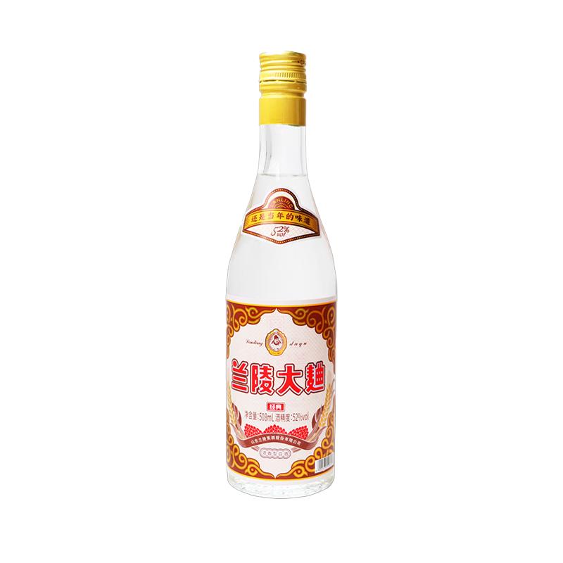 兰陵 大曲 经典 52%vol 浓香型白酒 500ml 单瓶装 24.2元
