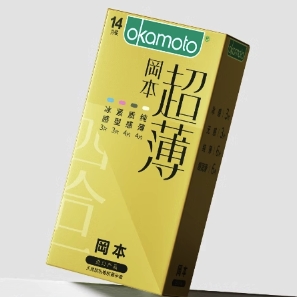 OKAMOTO 冈本 金装四合一安全套 14只+透薄*1只+SKIN随机*1只 23.9元（需用券）