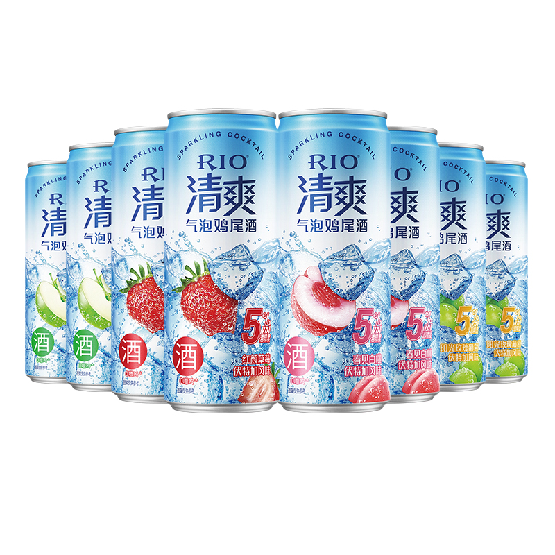 88VIP：RIO 清爽系列4口味8罐330ml*8罐果酒预尾鸡尾酒 37.9元