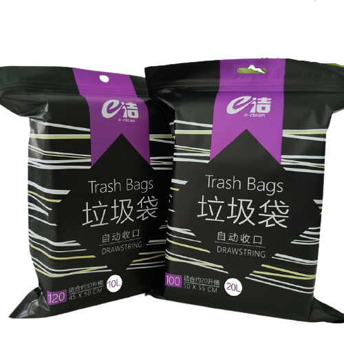 e洁 自动收口垃圾袋 黑色 50*55cm 100只 14.47元（需买3件，共43.4元，双重优惠