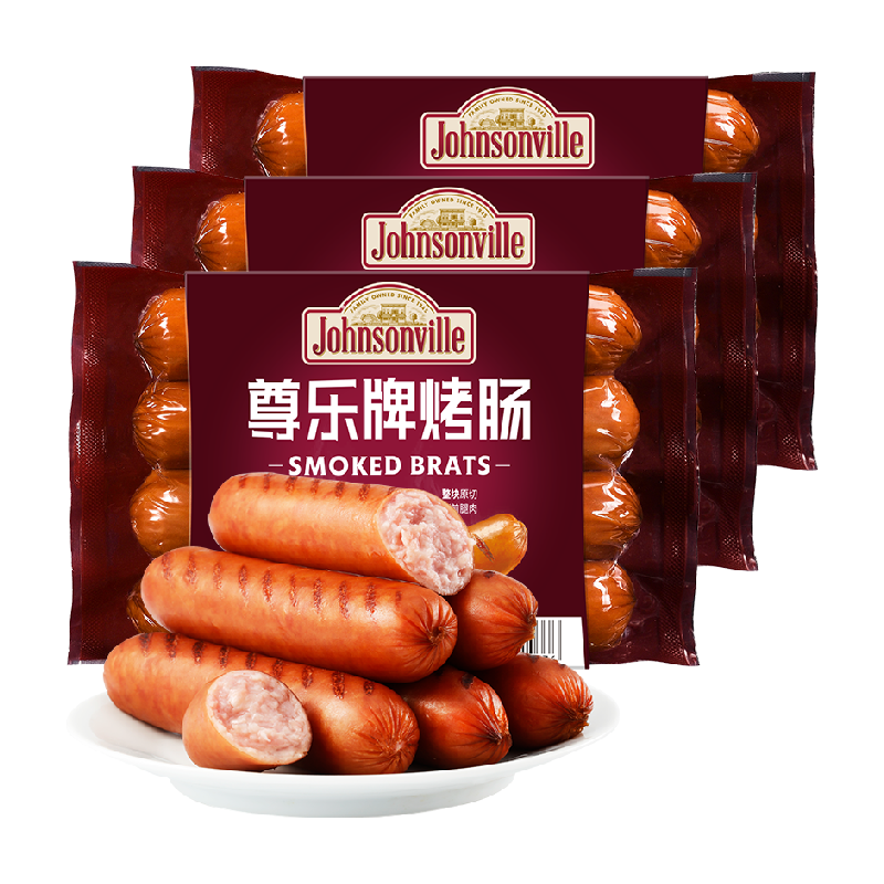 尊乐 牌烤肠经典原味260g*3袋 81.22元