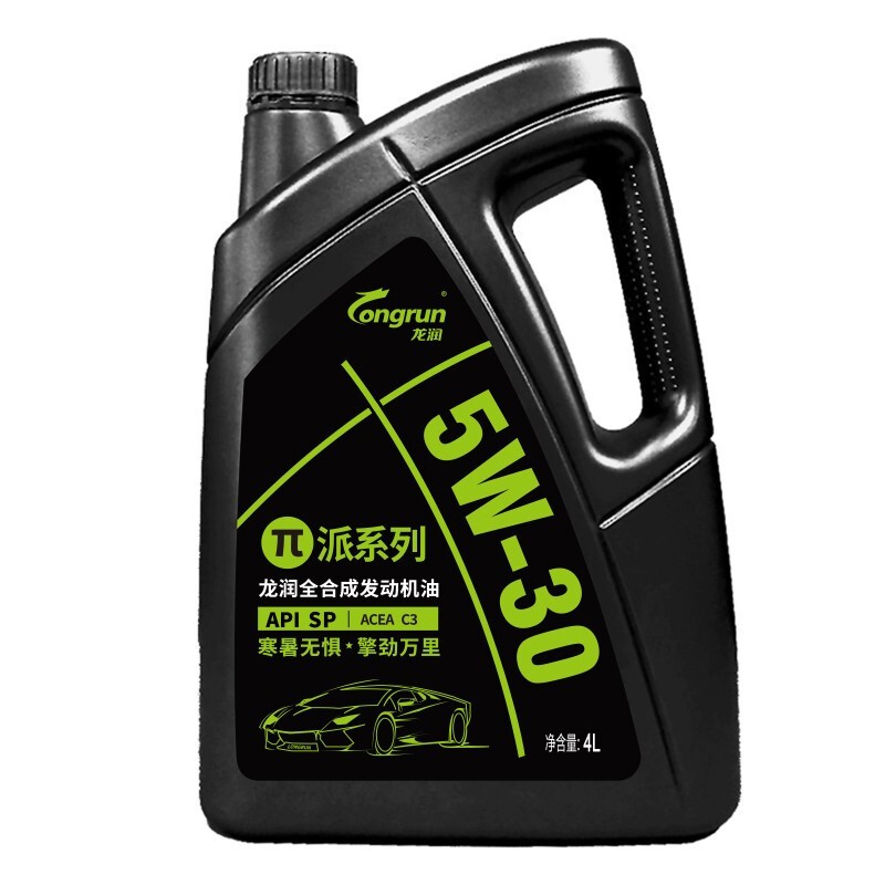 longrun 龙润 派系列 5W-30 SP级 全合成机油 4L 73.1元（需用券）