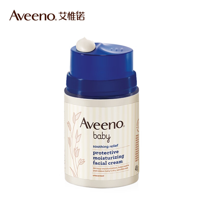 Aveeno 艾惟诺 小喷泉 舒缓柔嫩防护面霜 48g 64.66元（需用券）